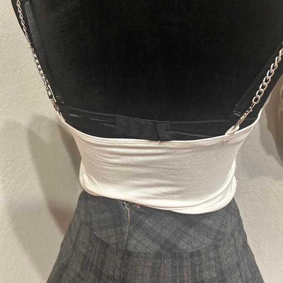 Shein White and black gothic fairy tank top - Picture 6 of 7